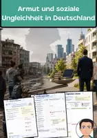 Vorschau - Arbeitsblätter - Armut und soziale Ungleichheit in Deutschland - Deckblatt