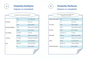 Vorschau - Arbeitsblätter - Tandem - Pretérito Perfecto - Partnerübung - A hablar! - Seite 1