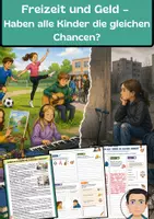 Vorschau - Arbeitsblätter - Freizeit und Geld: Haben alle Kinder die gleichen Chancen? - Deckblatt