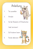 Vorschau - Mal- und Bastelvorlagen - Fensterbilder Sommer - Tiere im Sommer (1. - 4. Klasse) - Seite 2