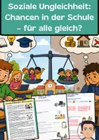 Vorschau - Arbeitsblätter - Soziale Ungleichheit: Chancen in der Schule - für alle gleich? - Deckblatt