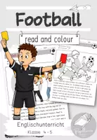 Vorschau - Arbeitsblätter - Football | Read and colour | WM 2026 Englischunterricht - Deckblatt