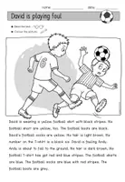 Vorschau - Arbeitsblätter - Football | Read and colour | WM 2026 Englischunterricht - Seite 3