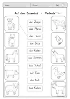 Vorschau - Arbeitsblätter - DAZ Auf dem Bauernhof- Übungsmaterial zur Wortschatzarbeit- Homeschooling - Seite 3