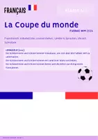 Vorschau - Arbeitsblätter - Französisch Fußball WM 2026 (1./2. Lernjahr) - Deckblatt