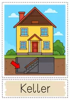Vorschau - Fördermaterial/Inklusion - Das Haus und seine Räume Flaschcards - Seite 3