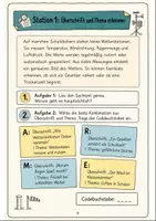 Vorschau - Stationenlernen - Sachtexte Klasse 5 -6: Escape Room Zusammenfassen - Seite 3