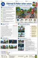 Vorschau - Arbeitsblätter - Fahrrad und Roller sicher nutzen - Belehrung - Deckblatt