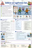 Vorschau - Arbeitsblätter - Belehrung - Gefahren auf zugefrorenen Seen - Deckblatt