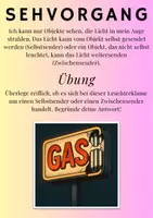 Vorschau - Arbeitsblätter - Sehvorgang - Merkblatt + Präsentation + Quiz! - Deckblatt