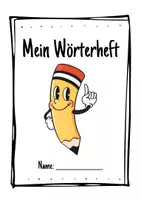 Vorschau - Arbeitsblätter - Mein Wörterheft - Rechtschreibung individuell - Seite 1