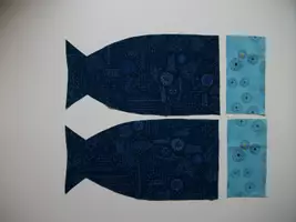 Vorschau - Mal- und Bastelvorlagen - Fisch Mäppchen Stift Einschulung - bebilderte Anleitung - Seite 1