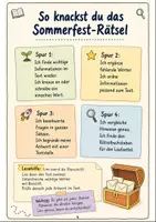 Vorschau - Stationenlernen - Lesespaziergang Klasse 3 Sommerfest - Seite 3
