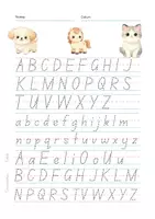 Vorschau - Arbeitsblätter - Erlerne das Alphabet spielerisch und einfach - Deckblatt