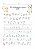 Vorschau - Arbeitsblätter - Erlerne das Alphabet spielerisch und einfach - Seite 1