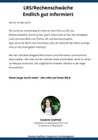 Vorschau - Poster - Infos zum Thema LRS und Rechenschwäche für Eltern - Seite 2