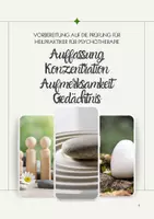 Vorschau - Prüfungsvorbereitung - Aufmerksamkeit, Konzentration... Vorbereitung HPP - Deckblatt