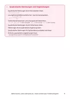 Vorschau - Merkblätter - Mathe-Checkliste Klasse 8 GYMNASIUM (BW Bildungsplan 2016) --> Übergang nach Klasse 9 - Seite 3