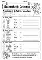Vorschau - Arbeitsblätter - Rechtschreibung Klasse 3: s, ss oder ß üben - Seite 3
