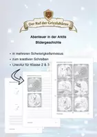 Vorschau - Arbeitsblätter - Bildergeschichte: Abenteuer in der Arktis - Deckblatt