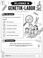 Vorschau - Stundenentwürfe - Genetik Unterrichtsmaterial Klasse 10-11 | DNA, Chromosomen,Mitose, Meiose, Vererbung&Mendel | Labbook mit Lösungen - Seite 3