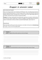 Vorschau - Arbeitsblätter - Soziale Gruppen (3-fach differenziert) - Seite 3