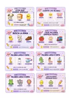 Vista previa - Unidades / Secuencias / Situaciones de Aprendizaje - RULETA DE LECTOESCRITURA. TARJETAS PARA APRENDER JUGANDO - página 3