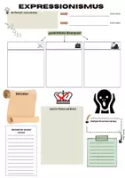 Vorschau - Arbeitsblätter - Epochensteckbrief Expressionismus - Deckblatt