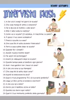 Vorschau - Spiele - Gesprächskarten Italienisch A1 A2 - Tagesblauf - Routine Giornaliera - Seite 1