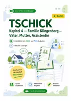 Vorschau - Arbeitsblätter - Tschick Kapitel 4 Arbeitsblatt mit Lösungen – Familie Klingenberg | Figurenkonstellation Maiks Familie - Deckblatt