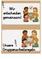 Vorschau - Poster - Gruppenarbeitsregeln - Deckblatt