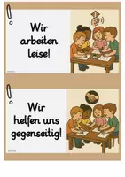 Vorschau - Poster - Gruppenarbeitsregeln - Seite 1
