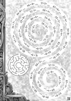 Vorschau - Arbeitsblätter - Einfache Plus & Minus Aufgaben bis 100, Power-Training in Spiralform (± Lehrgang bis 100, Stufe 2e/8) - Seite 1