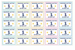 Vorschau - Interaktives Material - simple past - grammar auction (game) - Seite 1