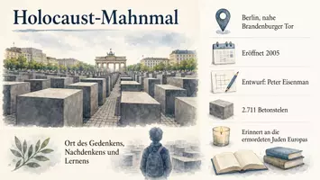 Vorschau - Arbeitsblätter - Lernposter + Arbeitsblatt "Holocaust-Mahnmal" + Onlineübung & MP3 + Infografik - Seite 3