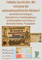 Vorschau - Arbeitsblätter - Fallakte Geschichte: Wie entstand die nationalsozialistische Diktatur? - Deckblatt