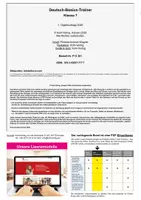 Vorschau - Unterrichtsreihen - Deutsch-Basics-Trainer Klasse 7 | Deutsch Sekundarstufe I Klasse 7 Lösungen | Grammatik, Rechtschreibung, Textsorten, Stilmittel, Nachhilfe | Arbeitsblätter, Kopiervorlagen, Freiarbeit - Seite 1