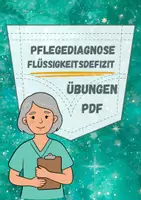 Vorschau - Arbeitsblätter - Kostenloses Fallbeispiel Flüssigkeitsdefizit Pflegediagnose - Deckblatt