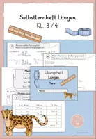 Vorschau - Arbeitsblätter - Selbstlernheft Längen Mathe Kl. 3/4 - Deckblatt
