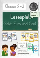 Vorschau - Stationenlernen - Lesespiel: Ich habe.. Wer hat...? Geld - Klasse 2 und 3 - Deckblatt