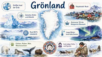 Vorschau - Arbeitsblätter - Arbeitsblätter "Grönland" + Lösung & MP3 + Infografik - Seite 3