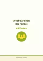 Vorschau - Spiele - Türkisch A1 – Vokabeln lernen: Vokabelkarten Die Familie (auch Deutsch A1 DaZ/DaF) - Seite 3