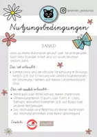 Vorschau - selbst erstellte Schriftarten - nekoneko Ausmal-Font | Meine Handschrift als Freebie - Seite 1