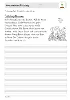Vorschau - Arbeitsblätter - 4 Abschreibtexte: Frühling (Klasse 2, 3, 4) Schreiben üben - Seite 2