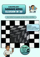 Vorschau - Stundenentwürfe - Schwarz-Weiß-Illusion in 3D - Schritt für Schritt Anleitung - Deckblatt