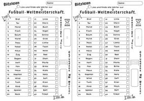 Vorschau - Arbeitsblätter - selektives Lesen FußballWM Komplettpaket - Seite 3