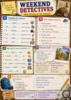 Vorschau - Arbeitsblätter - Simple past - Weekend detectives - Seite 2