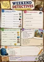 Vorschau - Arbeitsblätter - Simple past - Weekend detectives - Deckblatt