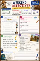 Vorschau - Arbeitsblätter - Simple past - Weekend detectives - Seite 1