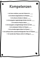 Vorschau - Arbeitsblätter - Präsens - Seite 1